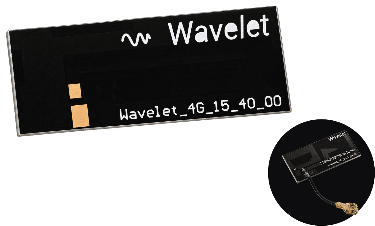4G/LTE Compact PCB Antenna — Wavelet_4G_15_40_00